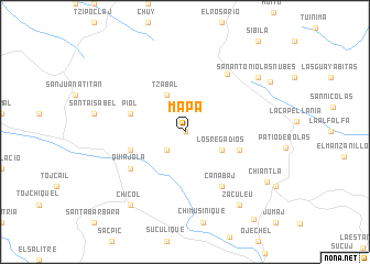 map of Mapá