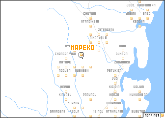 map of Mapeko