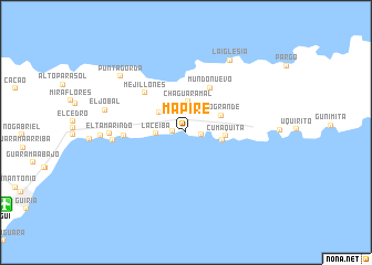 map of Mapire