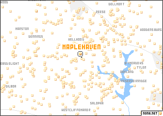 map of Maple Haven