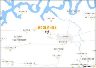 map of Maple Hill