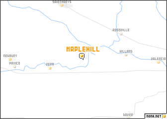 map of Maple Hill