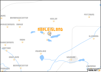 map of Maple Island