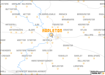 map of Mapleton