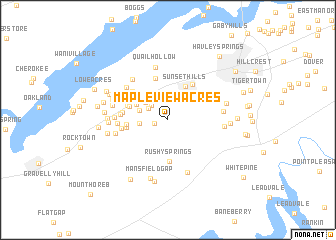 map of Mapleview Acres