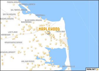 map of Maplewood