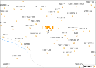 map of Maple