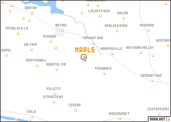 map of Maple