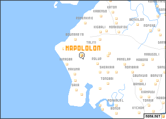map of Mapololon