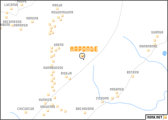 map of Maponde