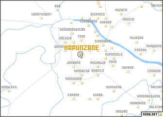 map of Mapunzane