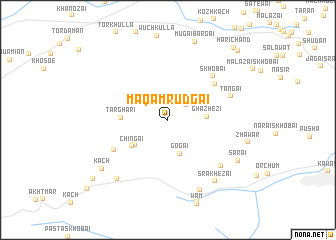 map of Maqām Rūdgai