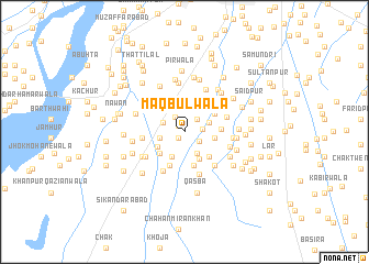 map of Maqbulwāla