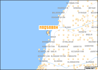map of Maqşabah