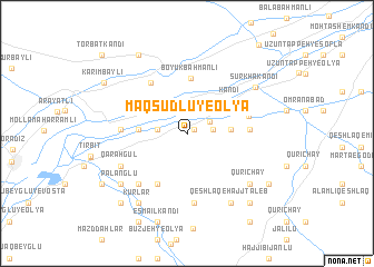 map of Maqşūdlū-ye ‘Olyā