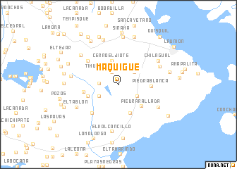 map of Maquigüe