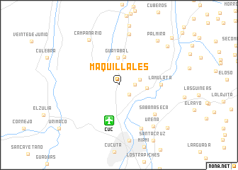 map of Maquillales