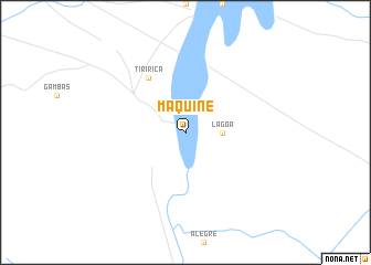 map of Maquiné