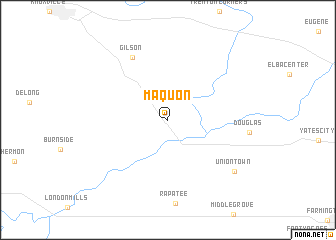 map of Maquon