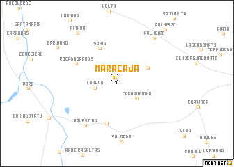 map of Maracaja