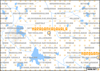 map of Maradankadawala