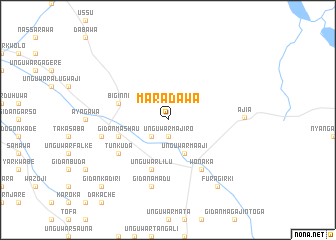 map of Maradawa