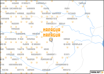 map of Maragua