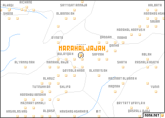 map of Marāḩ al Jājah