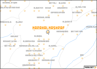 map of Marāḩ al Mashraf