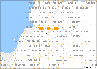 map of Marāḩ al Mīr