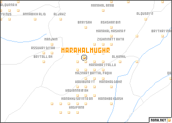 map of Marāḩ al Mughr