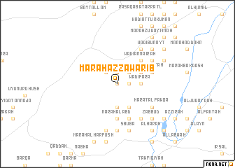 map of Marāḩ az Zawārīb