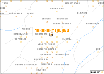 map of Marāḩ Bayt al ‘Abd