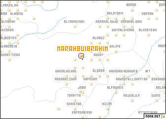 map of Marāḩ Bū Ibrāhīm