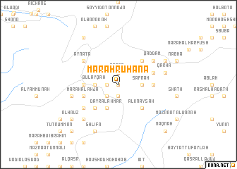 map of Marāḩ Rūḩānā