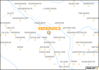 map of Maraipunco
