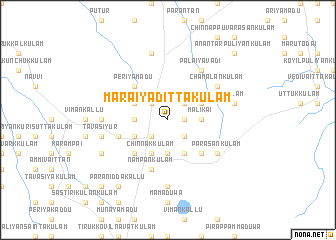 map of Maraiyadittakulam