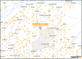 map of Marākiwāl