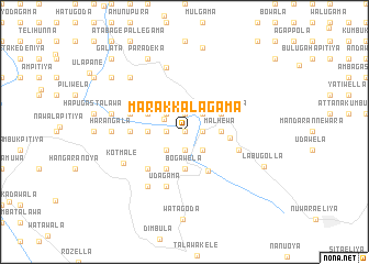 map of Marakkalagama