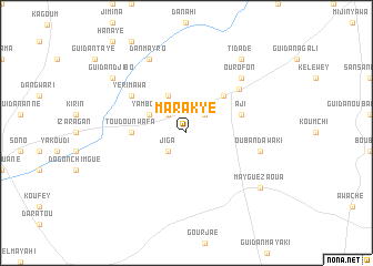 map of Marakyé
