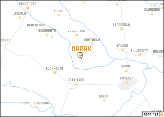 map of Marak