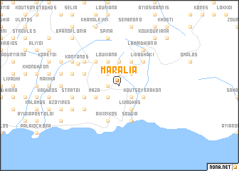 map of Marália