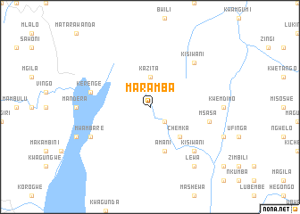 map of Maramba