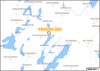 map of Maranacook