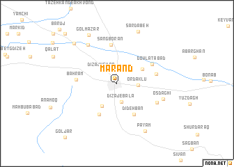 map of Marand