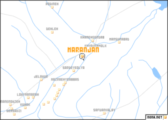 map of Maranjān