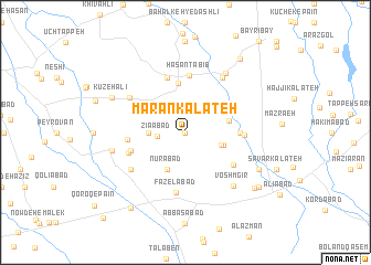 map of Mārān Kalāteh