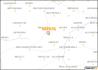 map of Marans