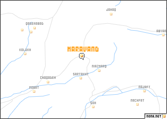 map of Marāvand