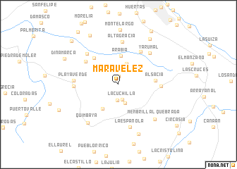 map of Maravélez